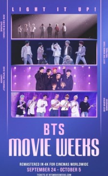 Ilustrasi jadwal BTS MOVIE WEEKS. [Instagram]